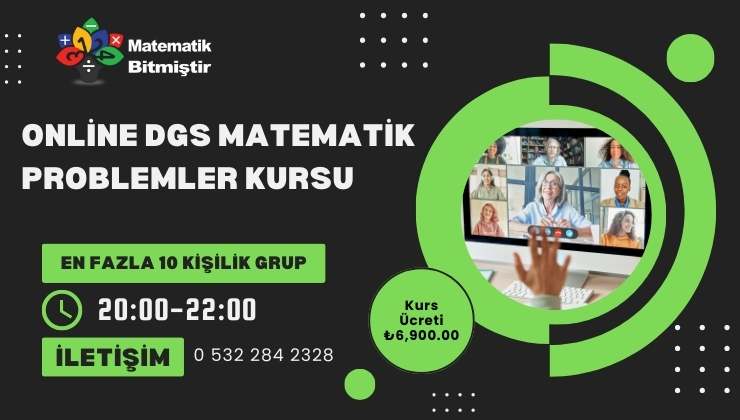 Online DGS Matematik Problemler Kursu