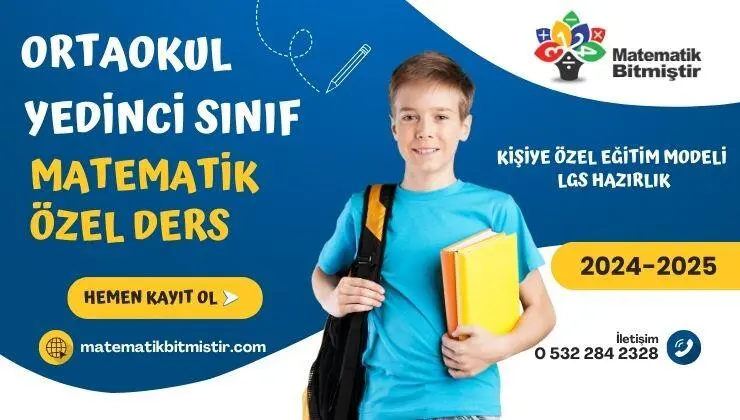 Ortaokul Yedinci Sınıf Matematik Özel Ders