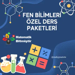 fen bilimleri ozel ders paketleri