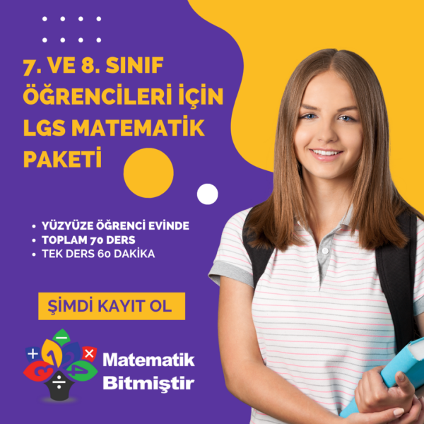 7 ve 8 Sınıf Öğrencileri İçin 70 Derslik LGS Matematik Paketi